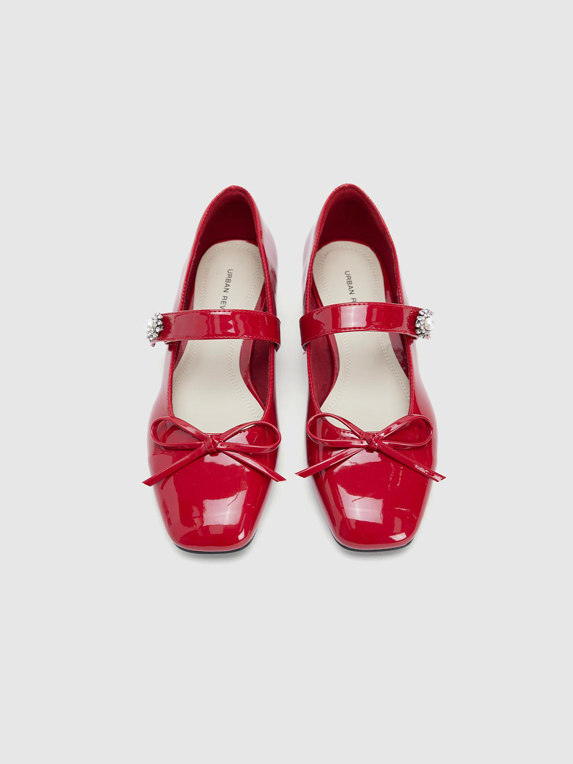 Bow Decor Low-Cut Uppers Pumps