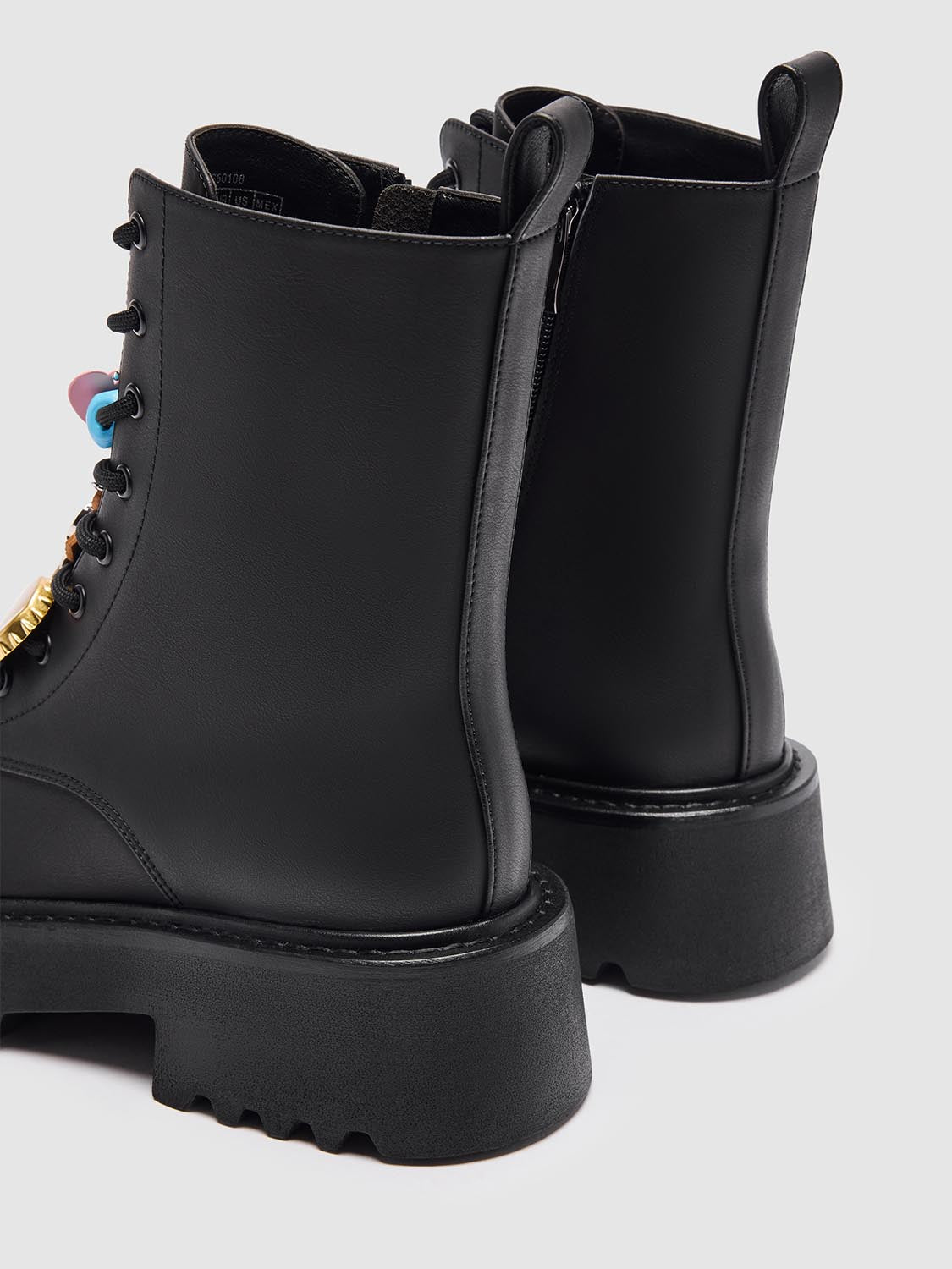 Charm Chunky Ankle Boots