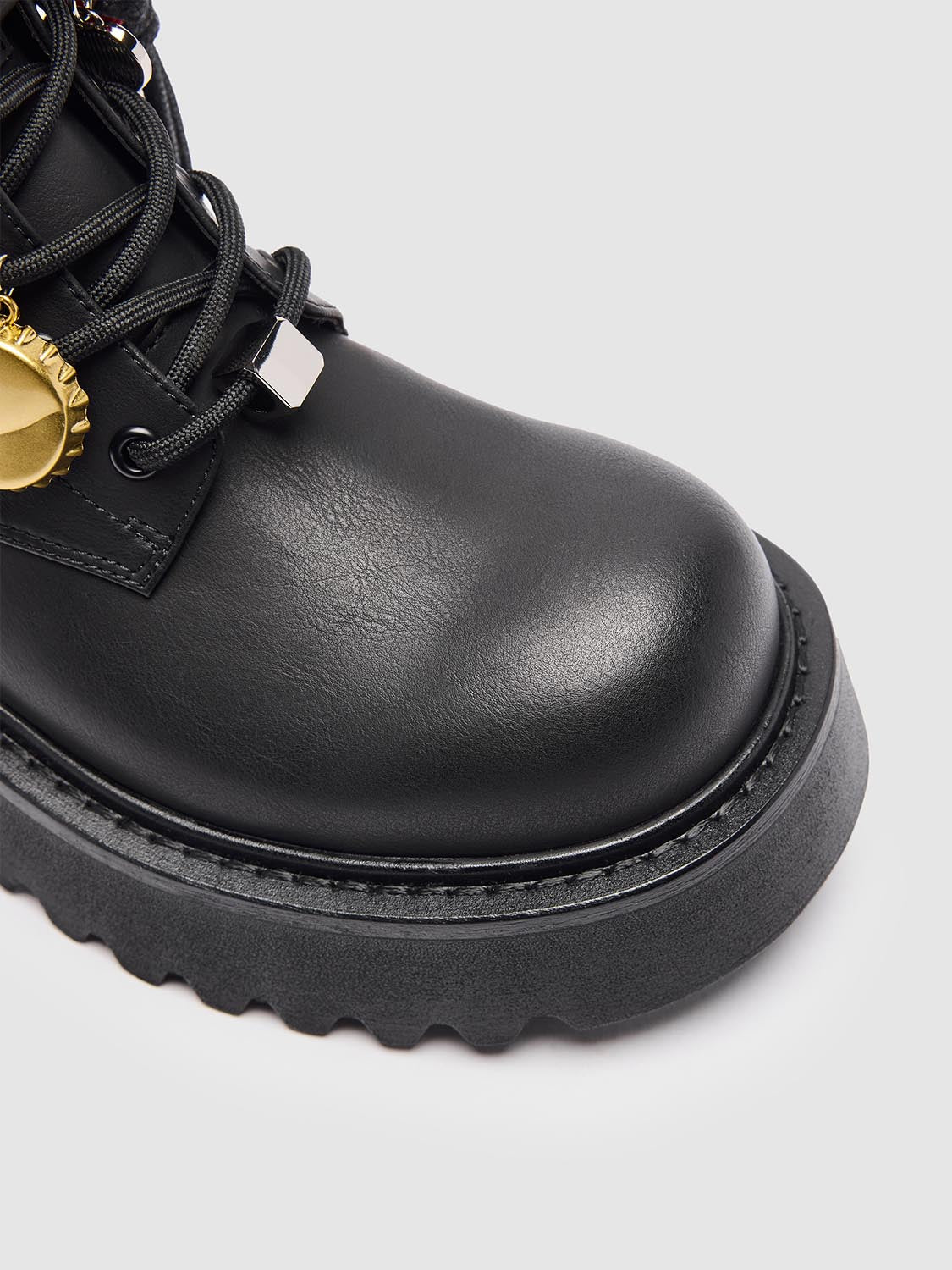 Charm Chunky Ankle Boots