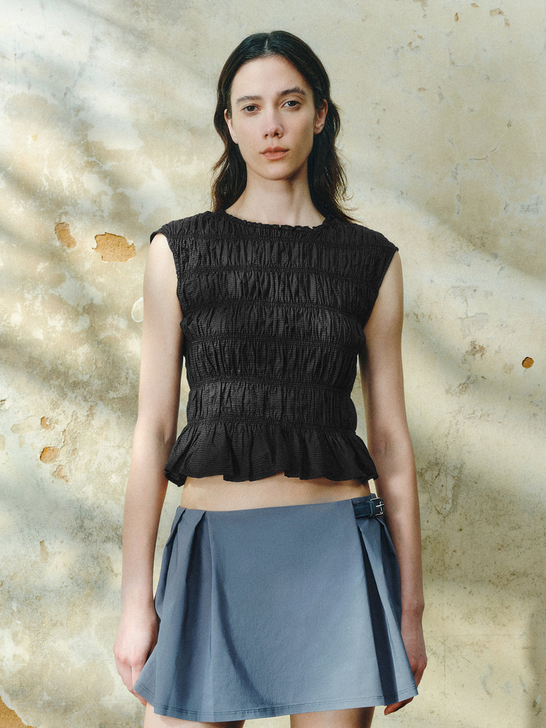 Shirred Overhead Shirt