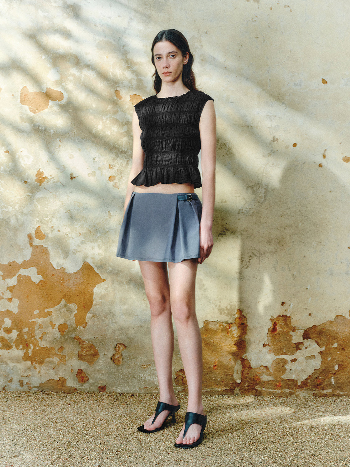 Shirred Overhead Shirt