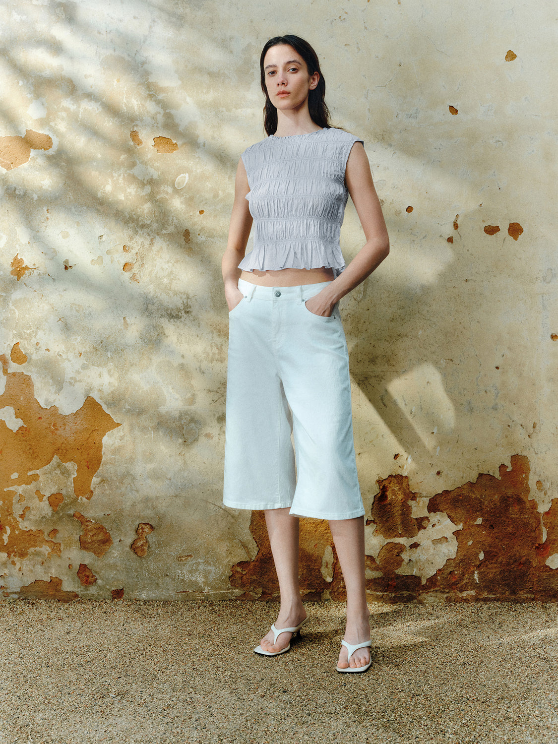 Shirred Overhead Shirt