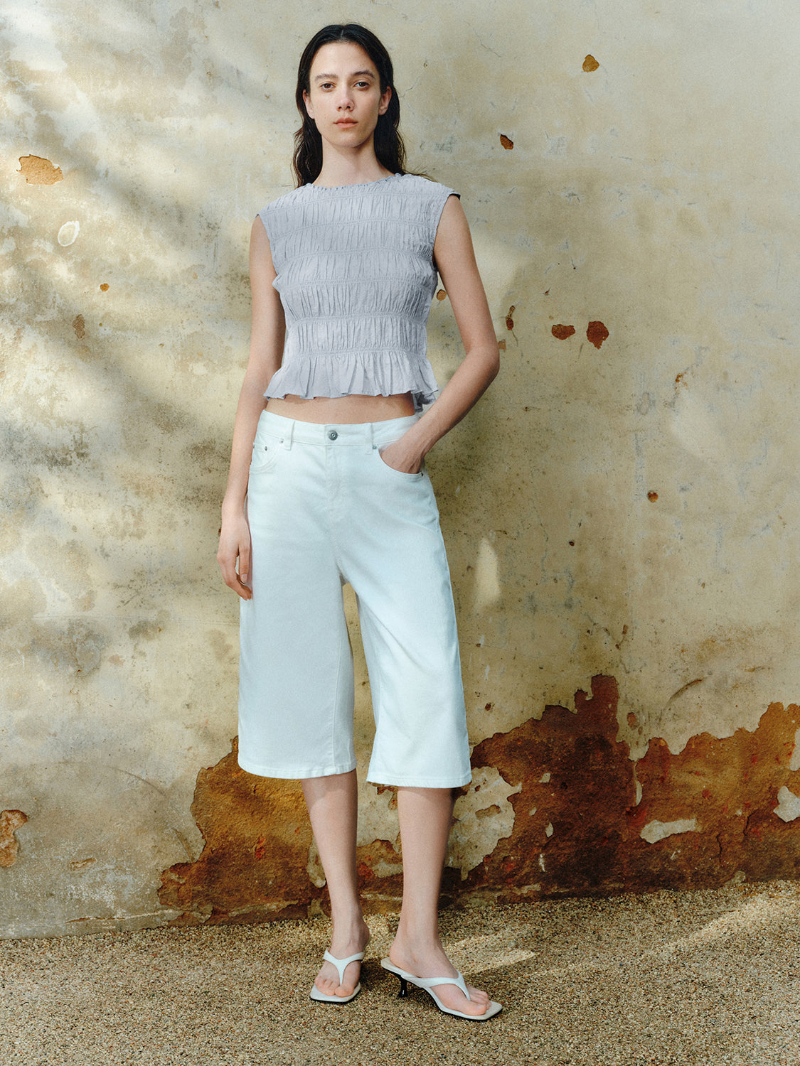 Shirred Overhead Shirt