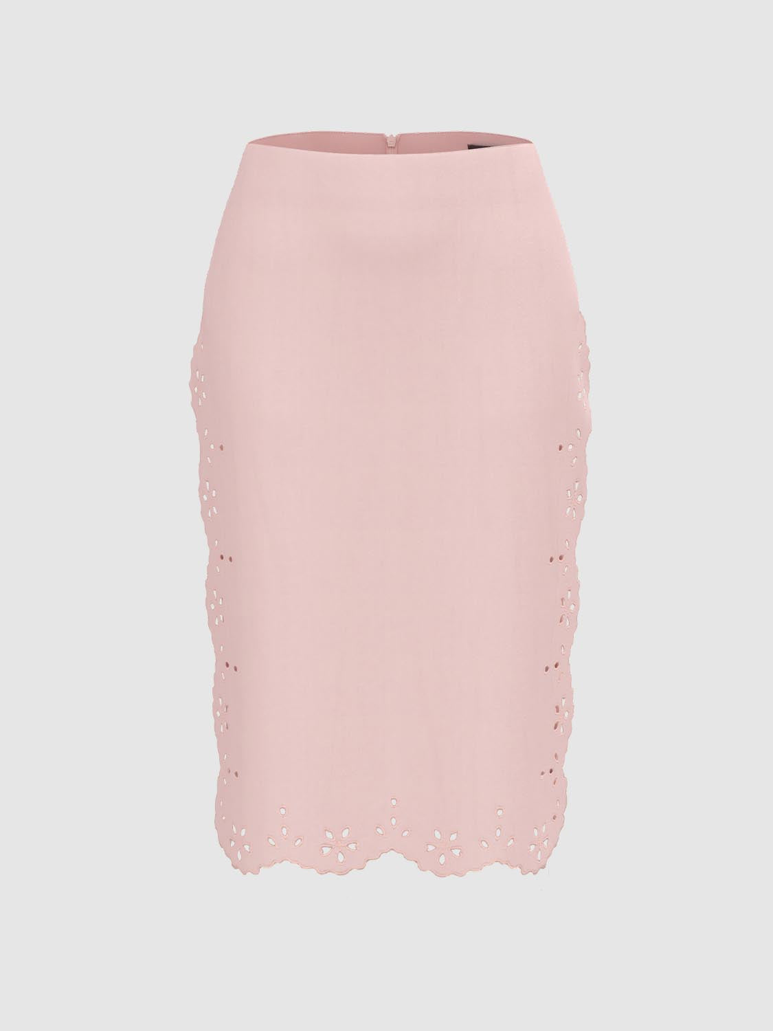 Lace Trim Straight Skirts