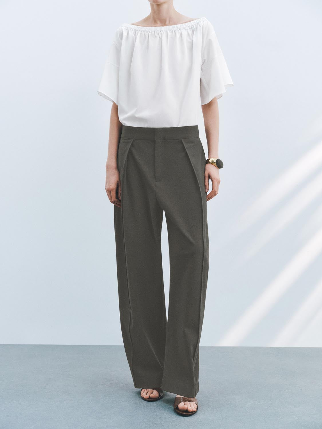 Curved Leg Pants