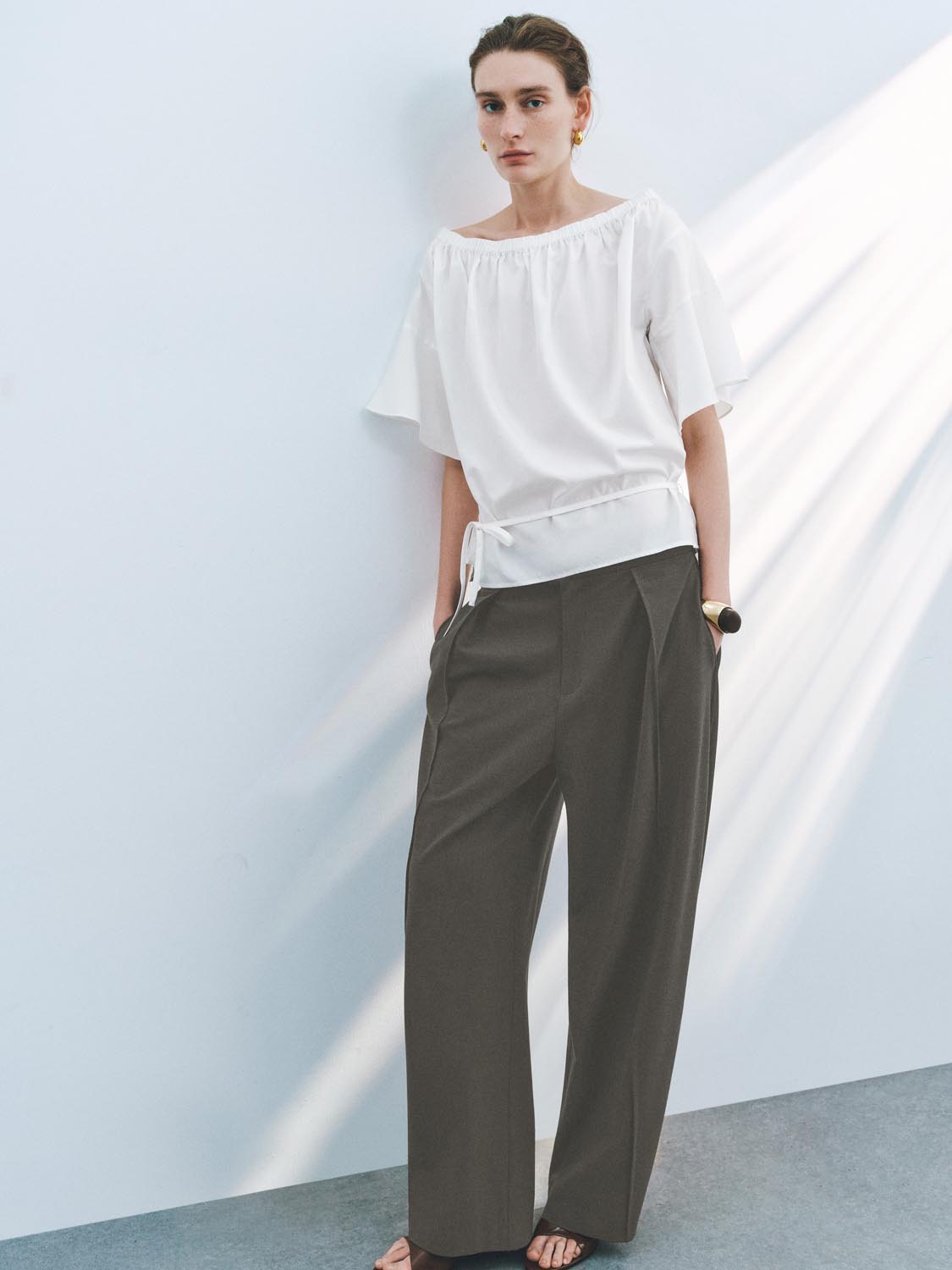 Curved Leg Pants