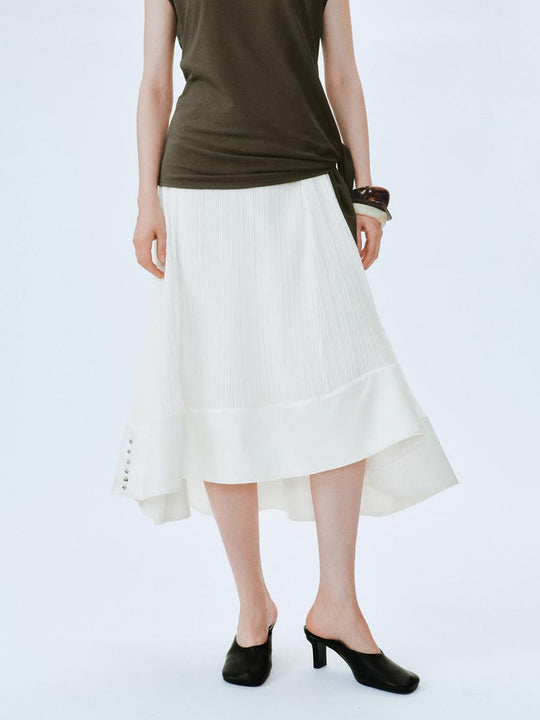 Paneled A-Line Maxi Skirts