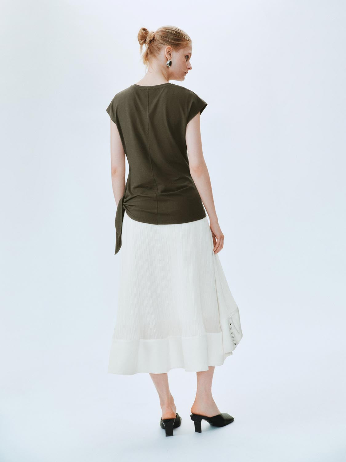 Paneled A-Line Maxi Skirts