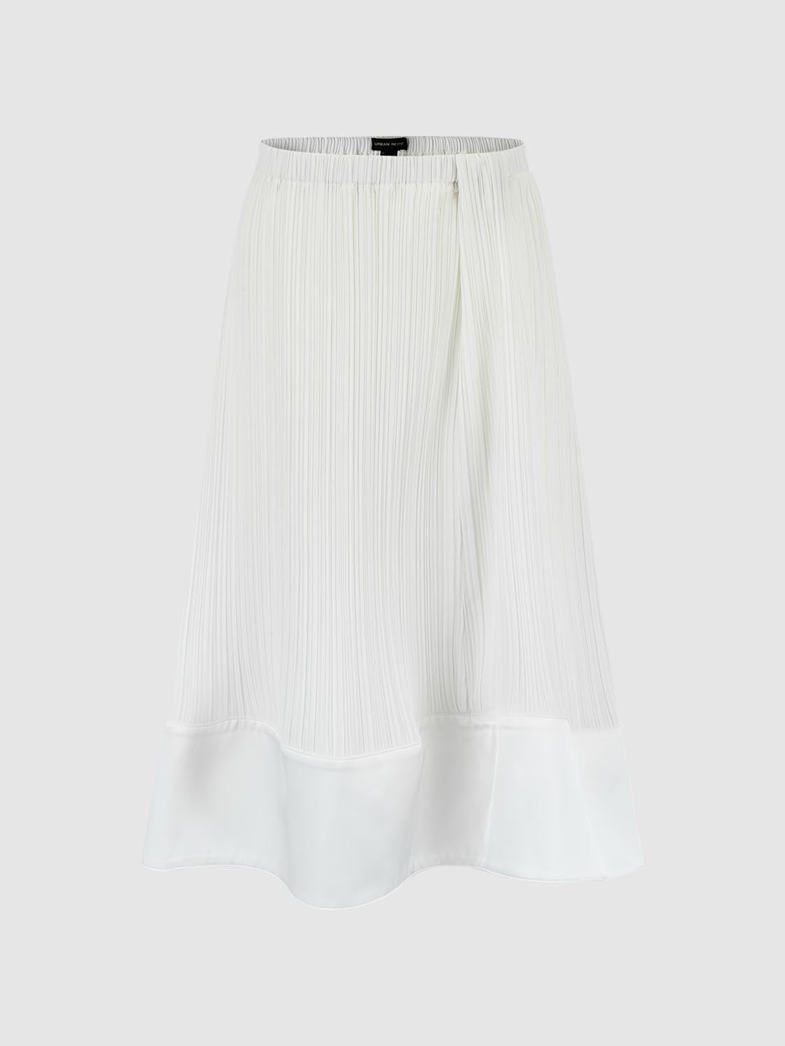 Paneled A-Line Maxi Skirts
