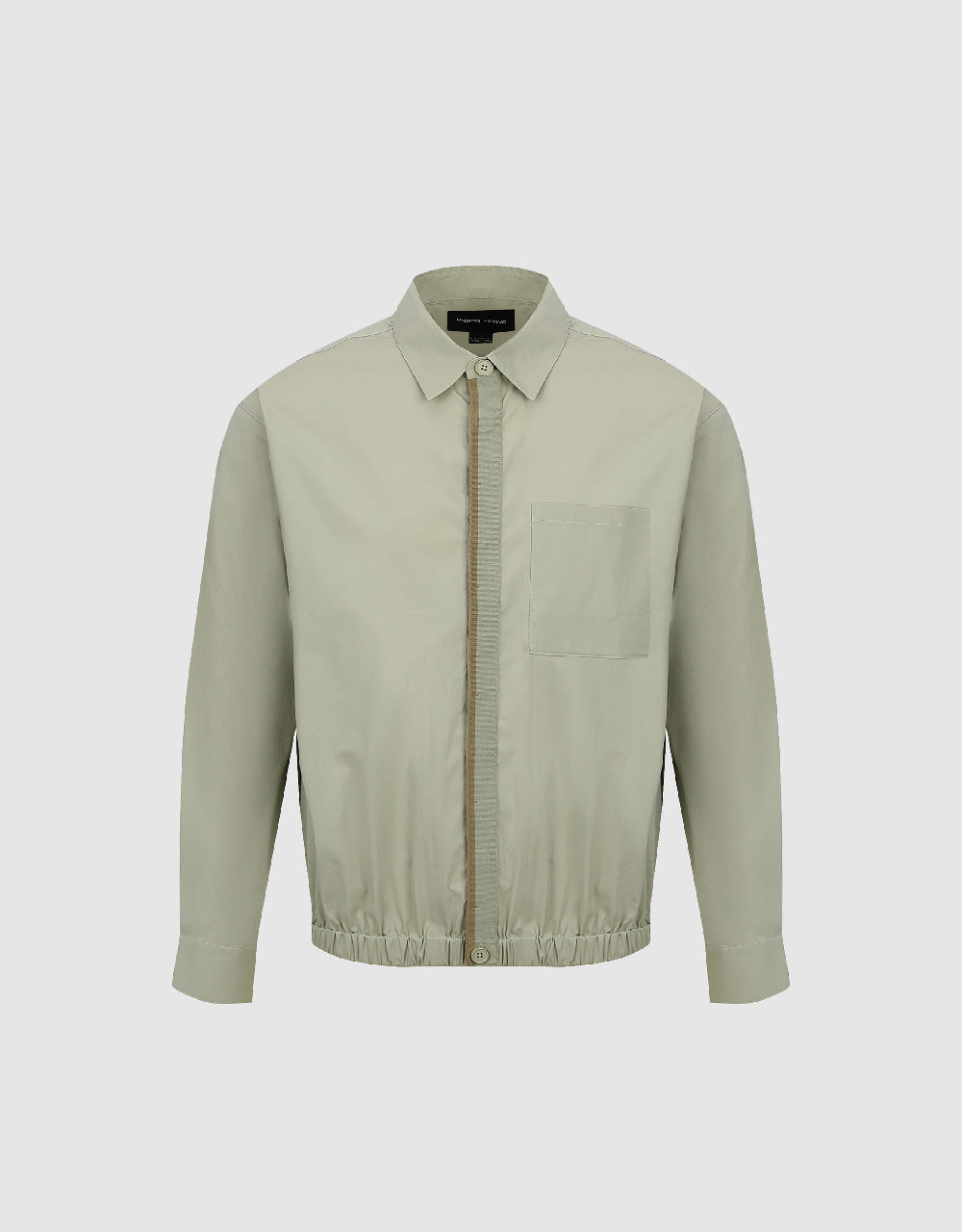 Square-cut Collar Loose Jacket