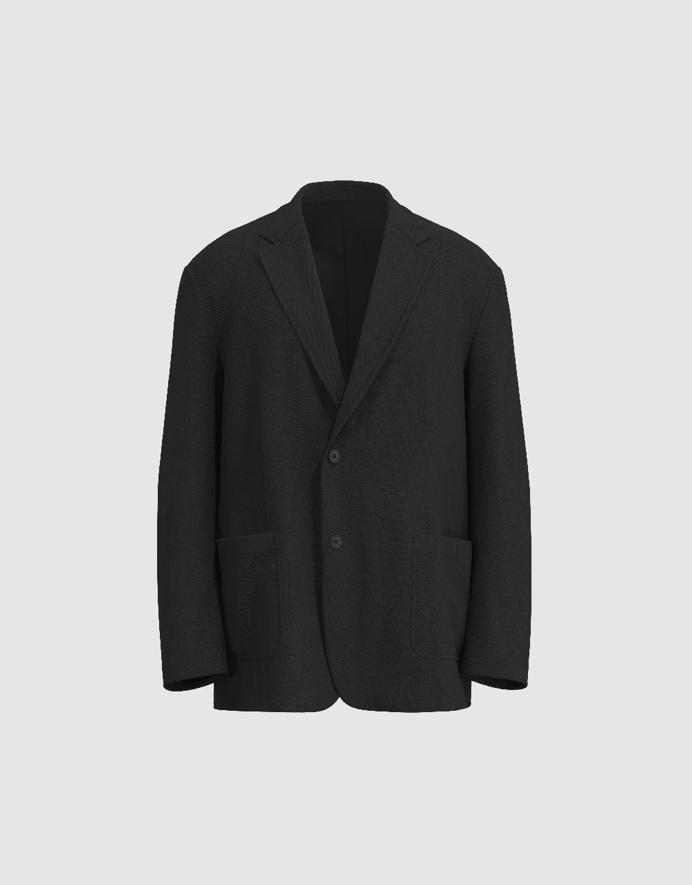 Notch Lapel V-Neck Blazer