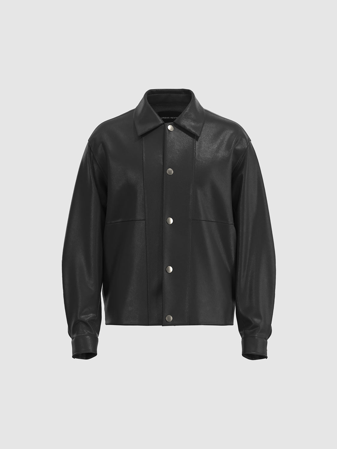 Shirt Collar Leather Jackets