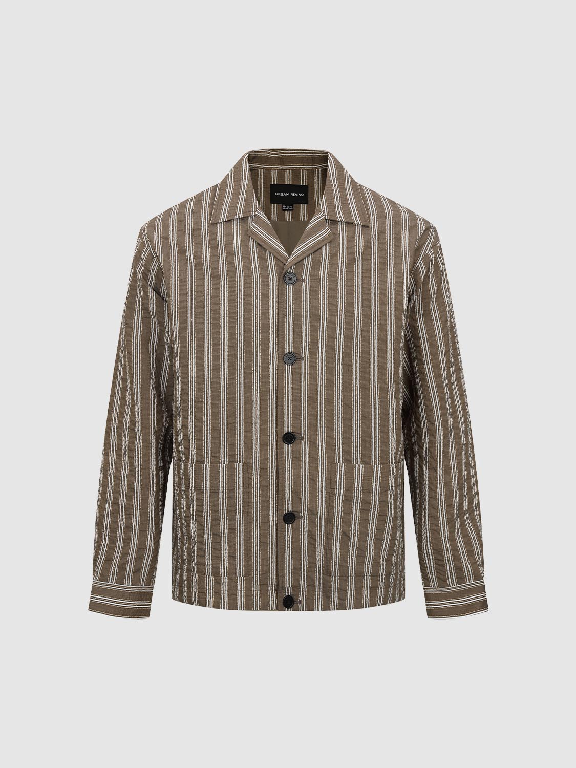 Striped Button Up Jackets