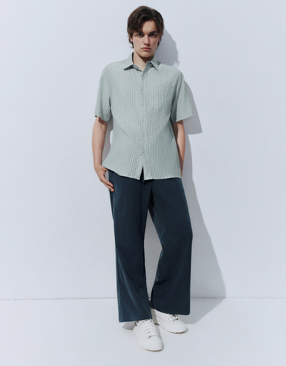 Textured Loose Shirt