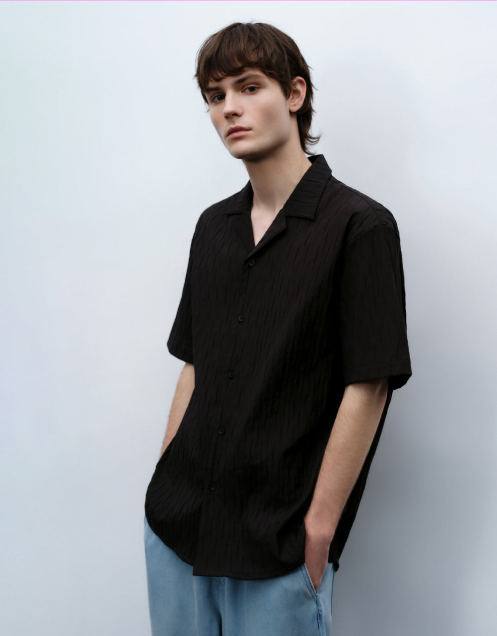 Textured Loose Shirt