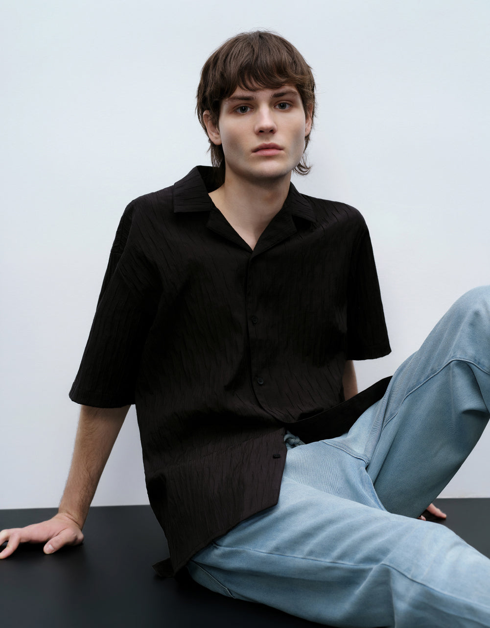 Textured Loose Shirt