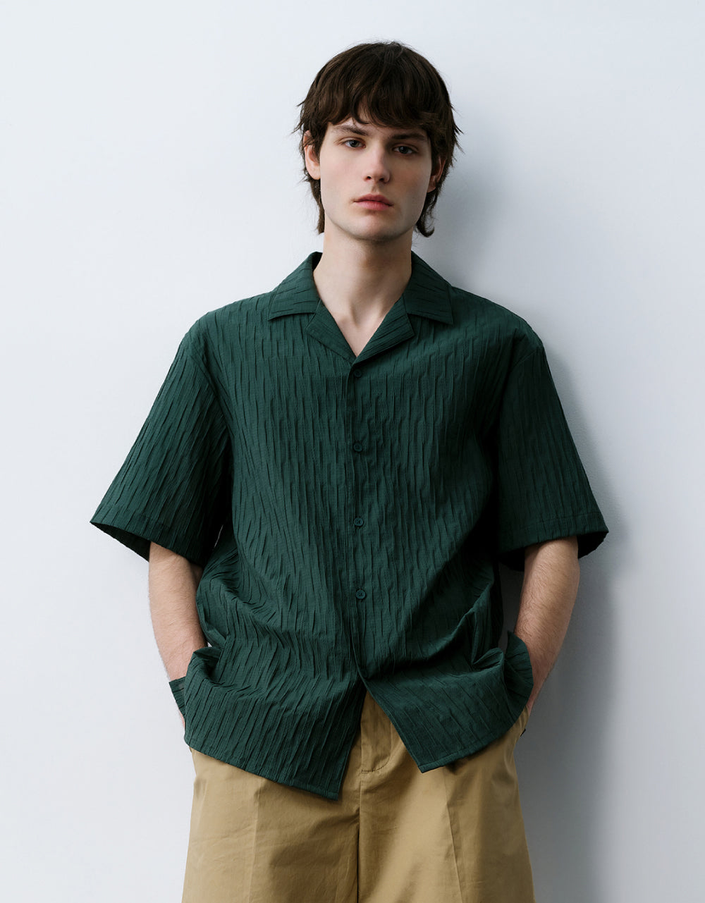 Textured Loose Shirt