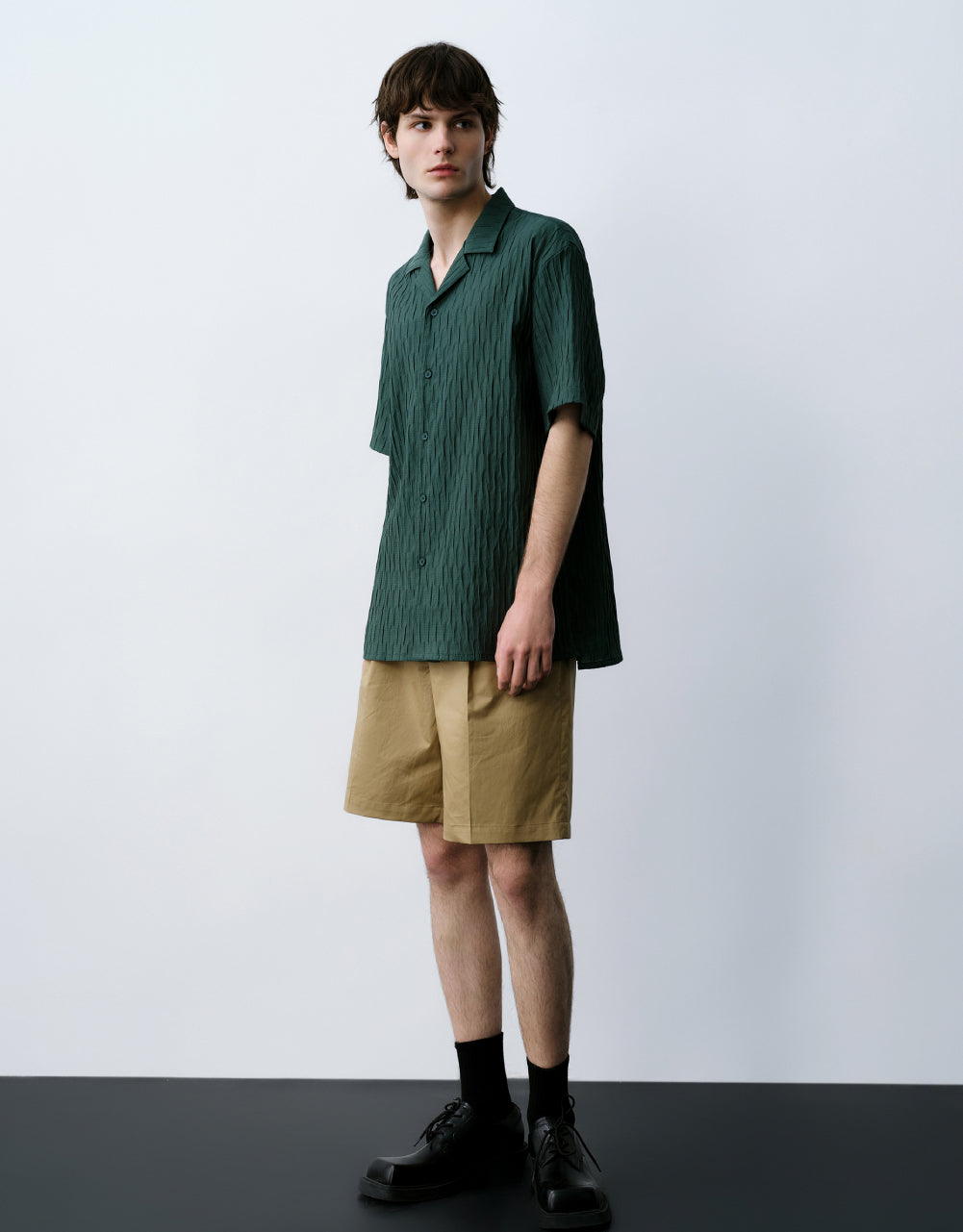 Textured Loose Shirt
