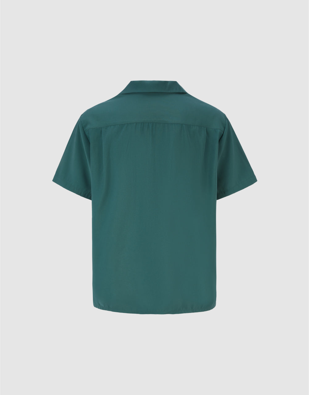 Button Half Placket Loose Overhead Shirt