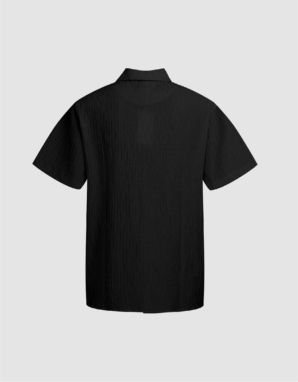 Textured Loose A-Line Shirt