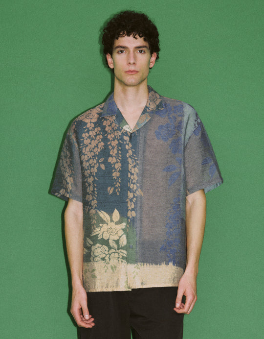 Printed Straight Loose Shirt