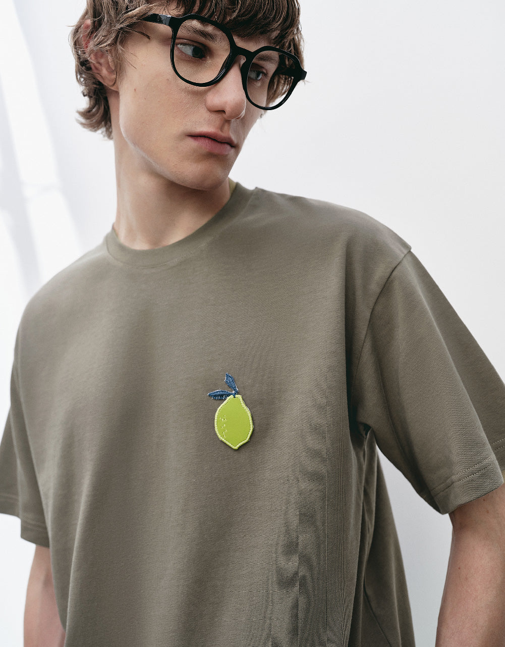 Fruit Printed Crew Neck T-Shirt