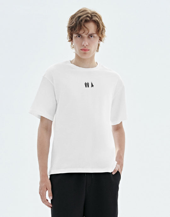 Crew Neck Straight T-Shirt