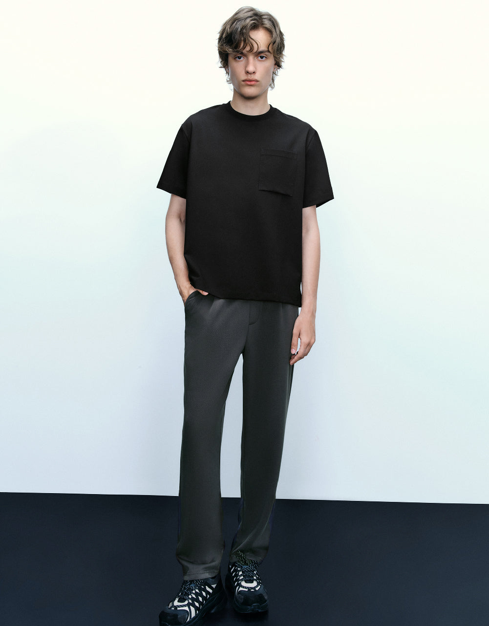 Crew Neck A-Line T-Shirt