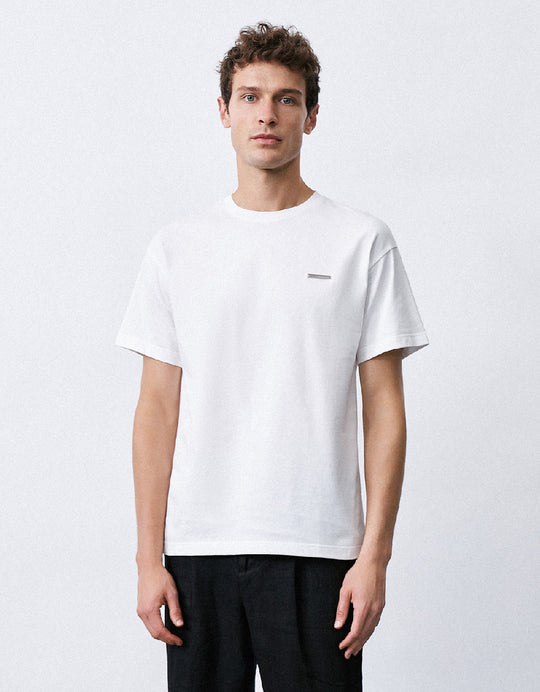 Crew Neck Straight T-Shirt