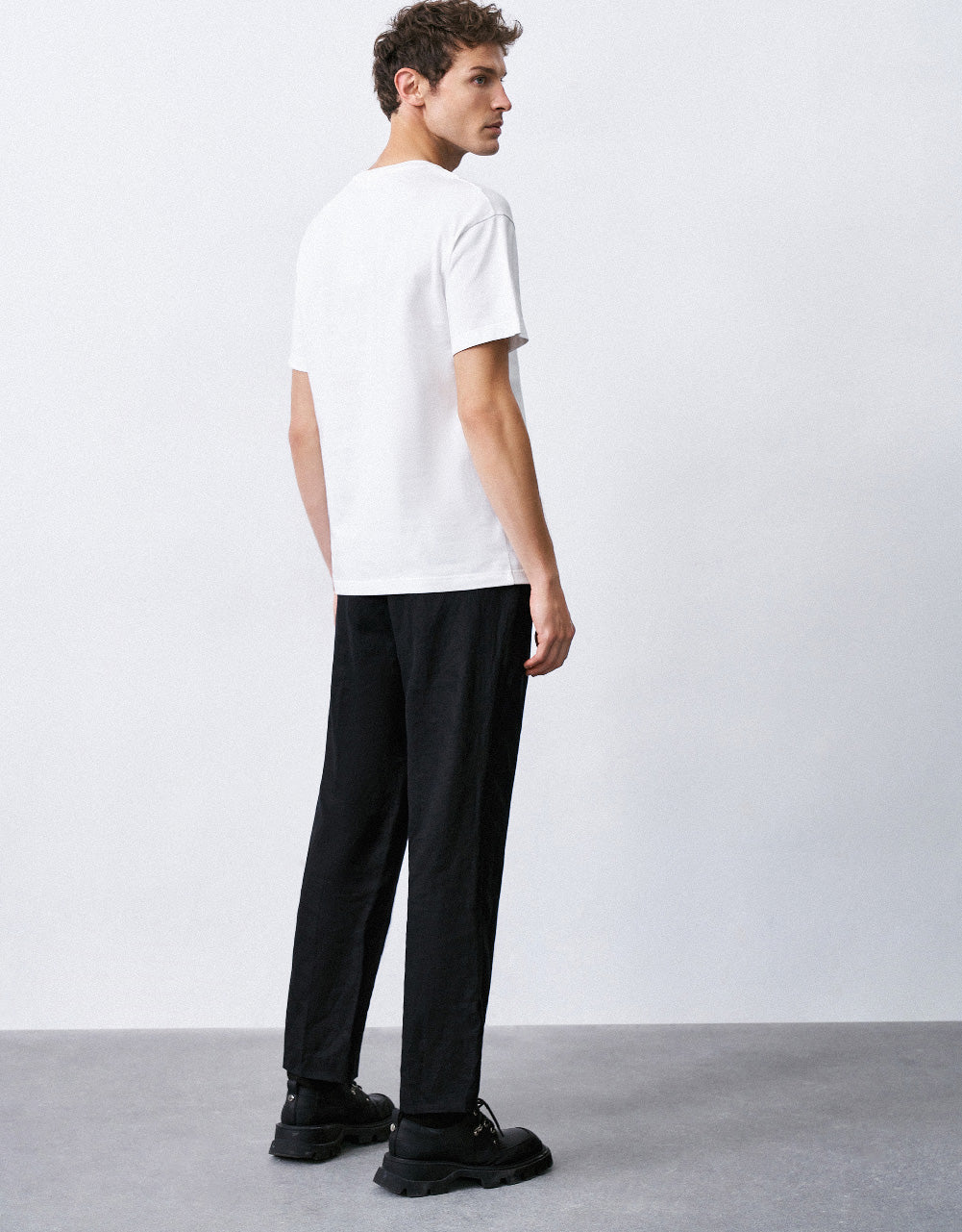 Crew Neck Straight T-Shirt