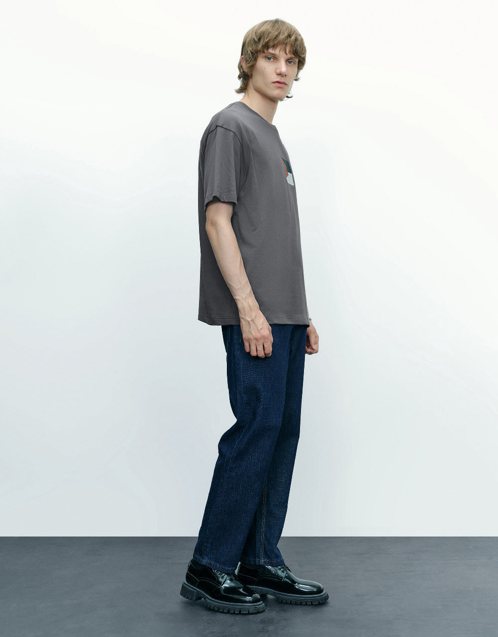 Printed Crew Neck T-Shirt