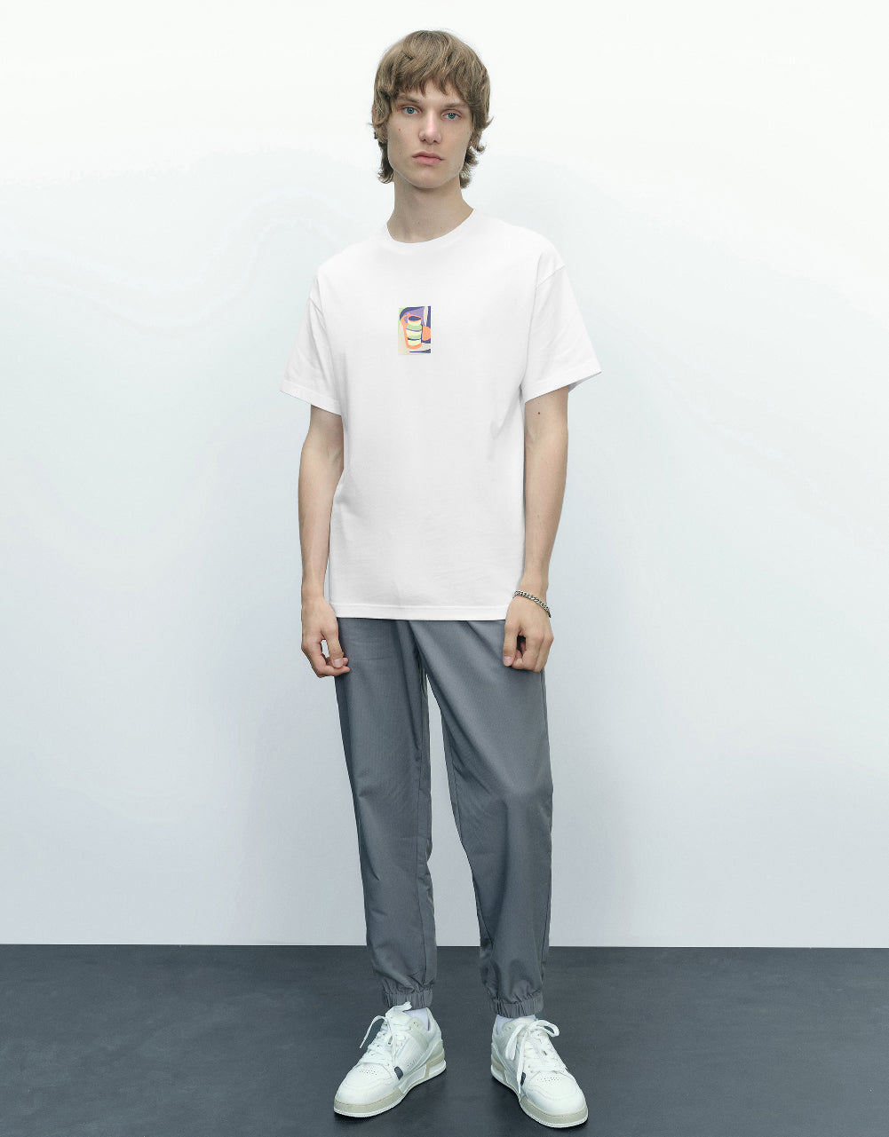 Painting Printed Crew Neck T-Shirt