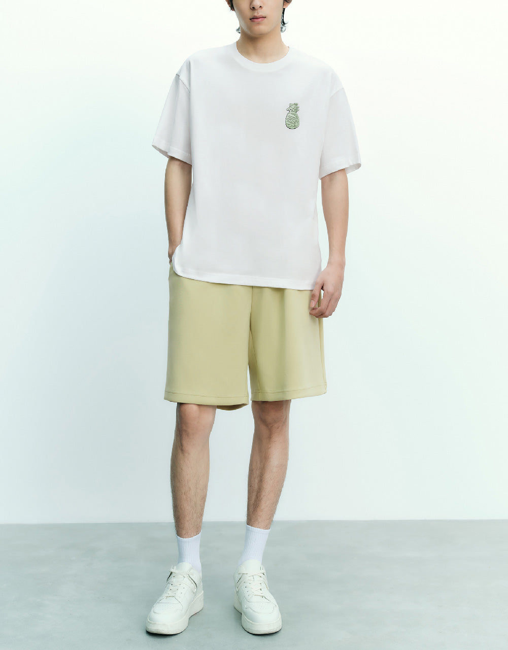 Fruit Printed Crew Neck T-Shirt