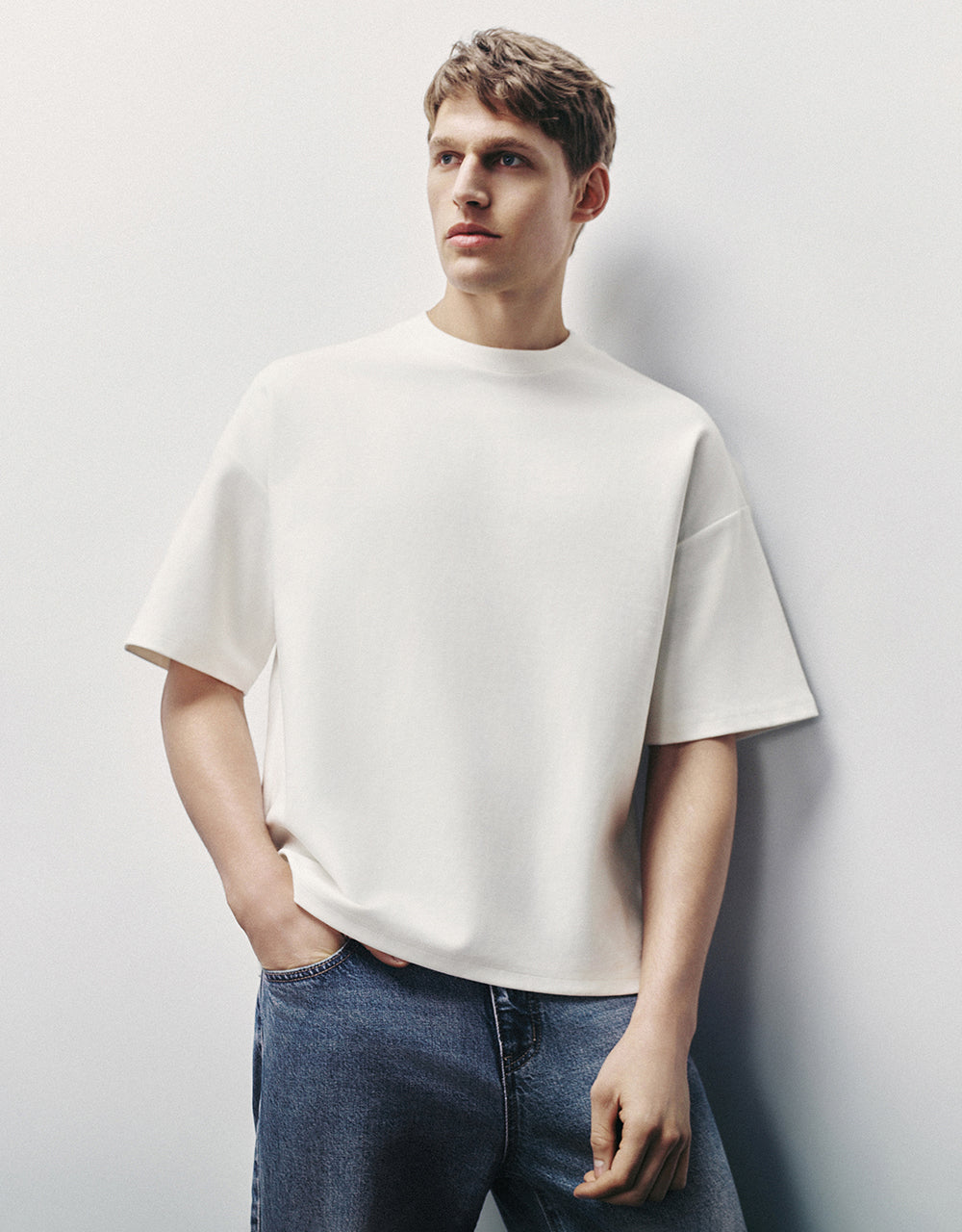 Crew Neck Knitted T-Shirt