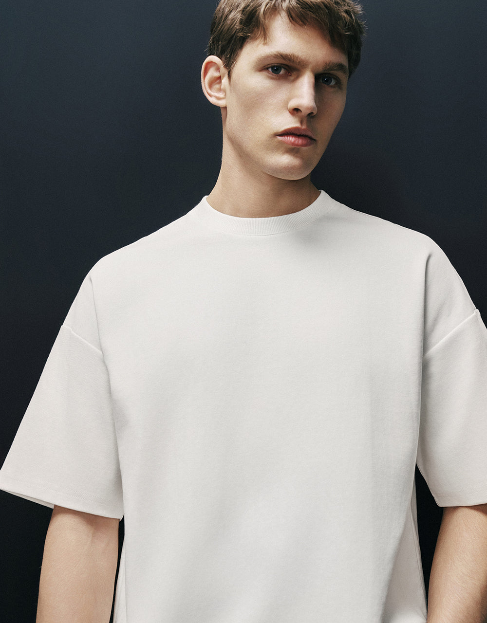 Crew Neck Knitted T-Shirt