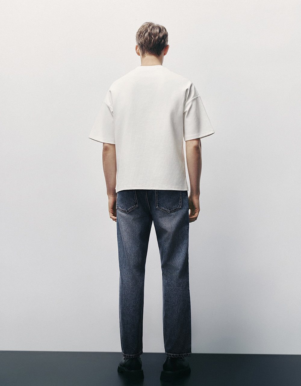 Crew Neck Knitted T-Shirt