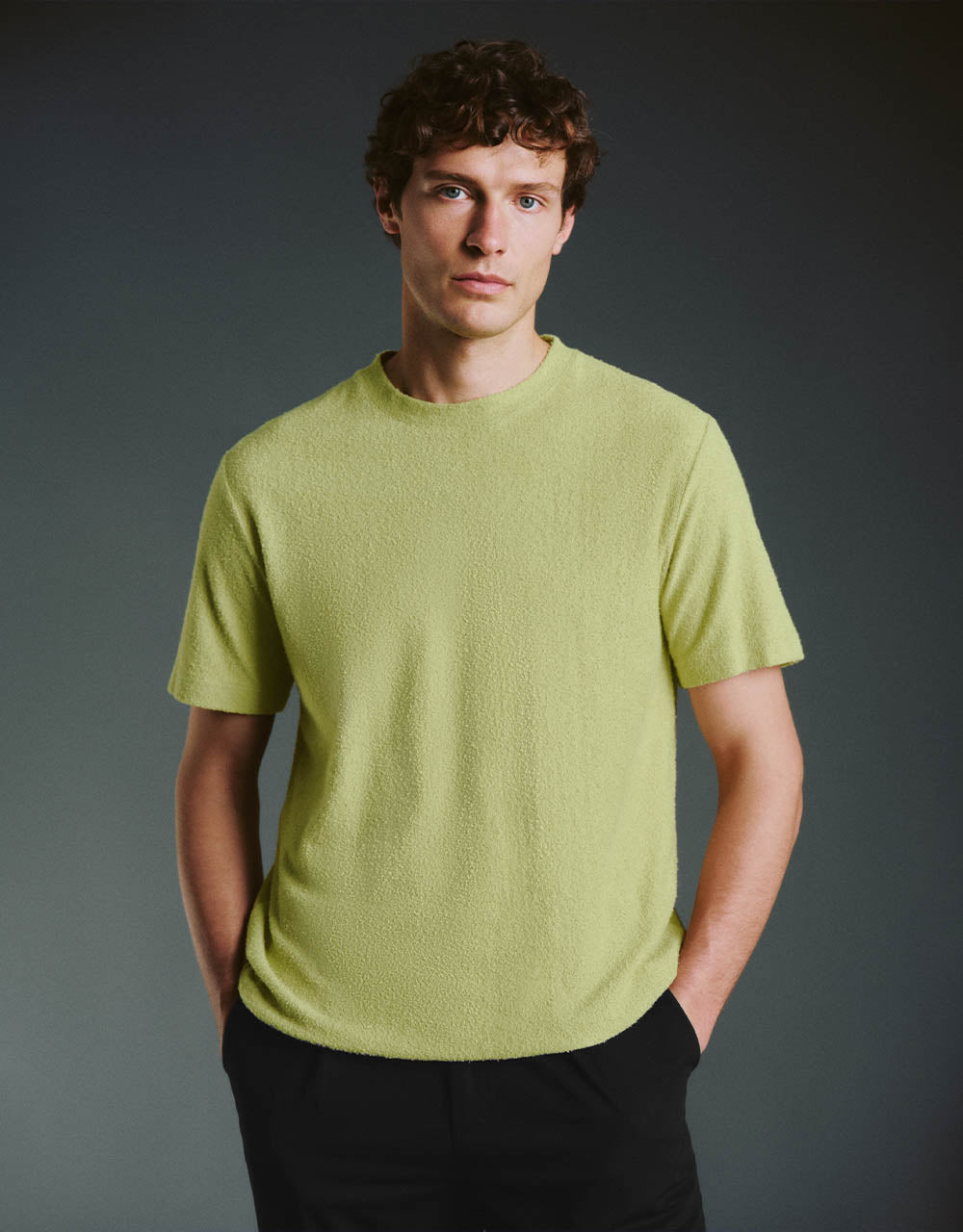 Crew Neck Knitted T-Shirt