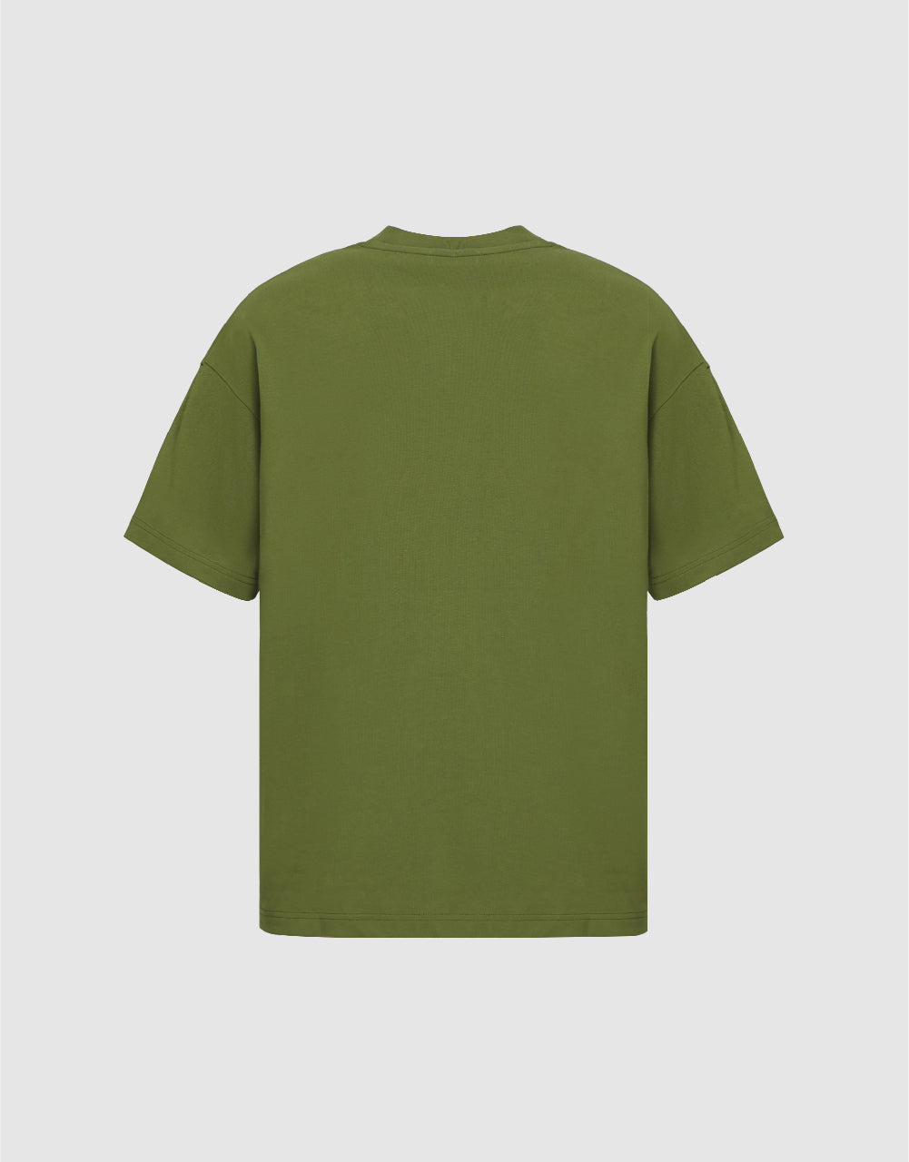 Flower Embossed Crew Neck T-Shirt