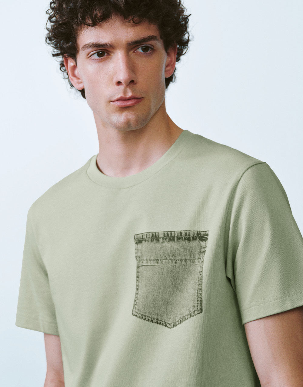 Crew Neck Straight T-Shirt