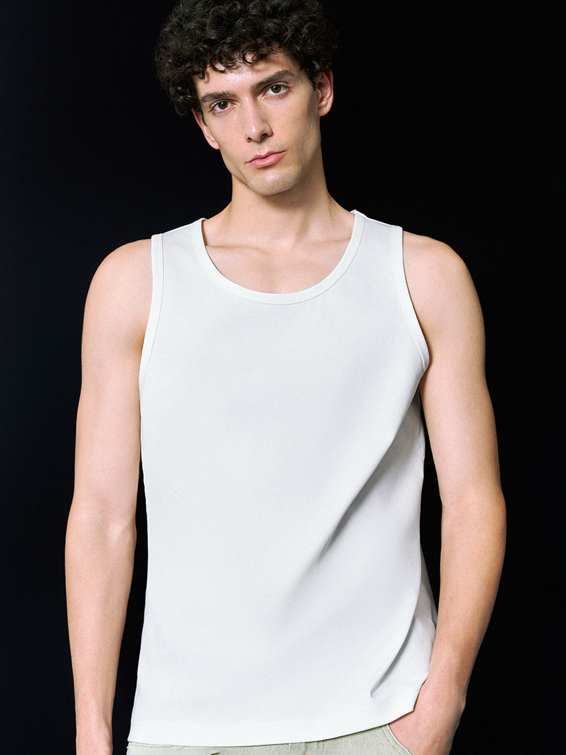 Crew Neck Tank Top