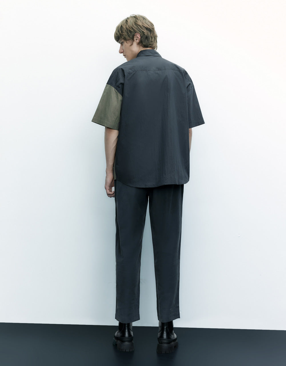 Drawstring Waist Straight Pants