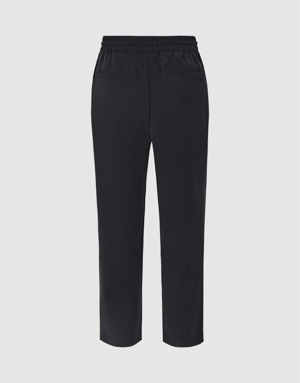 Drawstring Waist Straight Pants