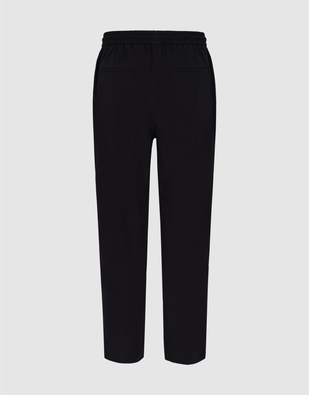 Drawstring Waist Straight Pants