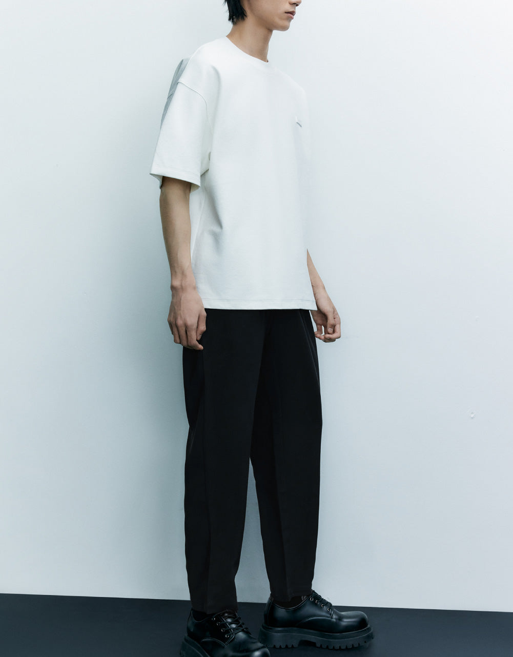 Drawstring Waist Straight Pants