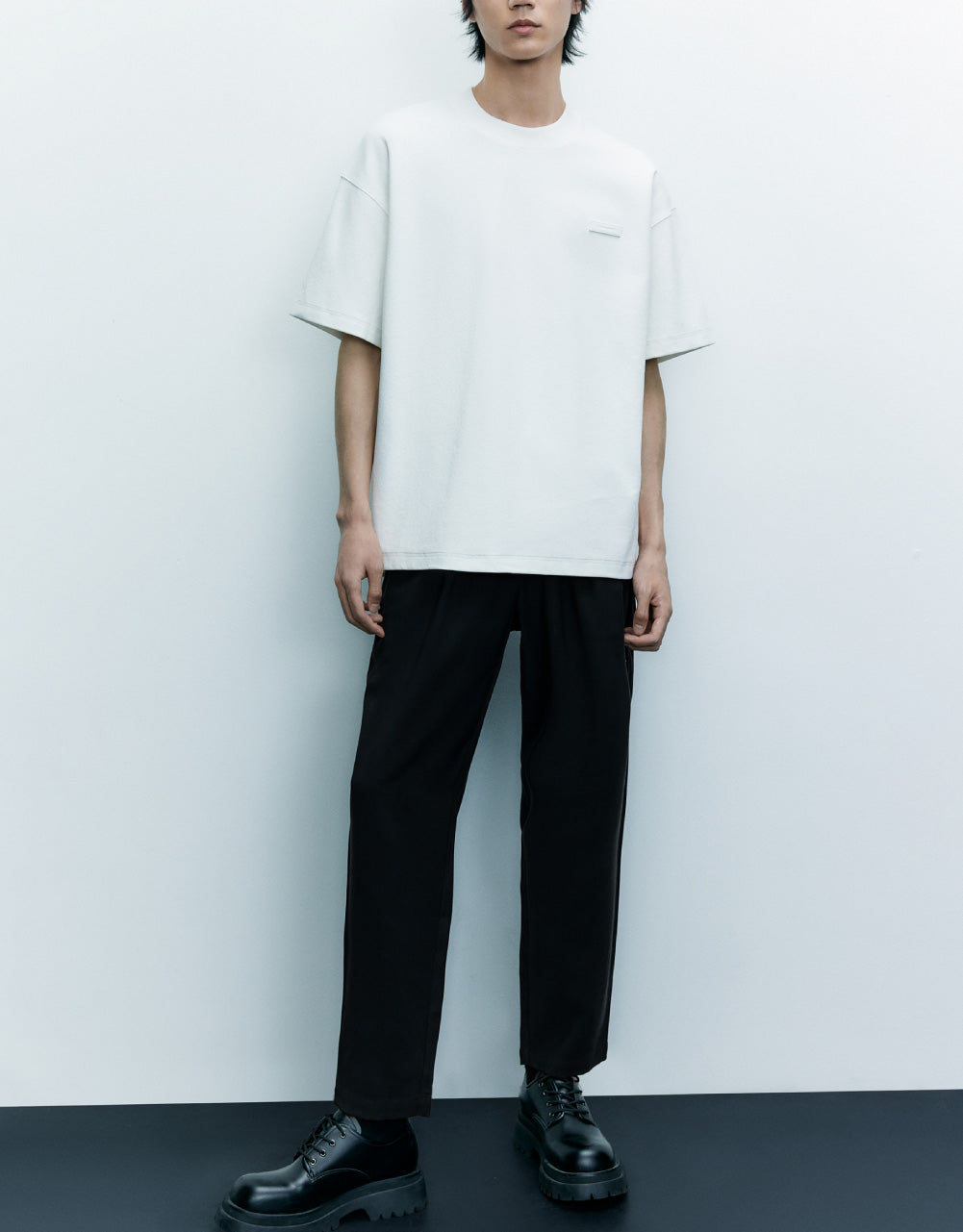 Drawstring Waist Straight Pants