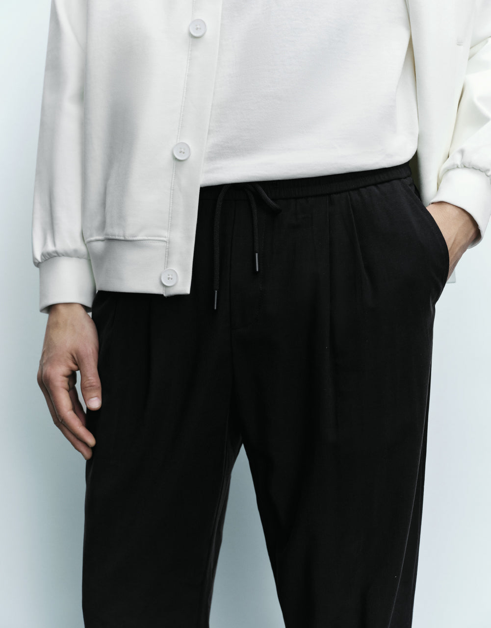 Woven Long Straight Pants