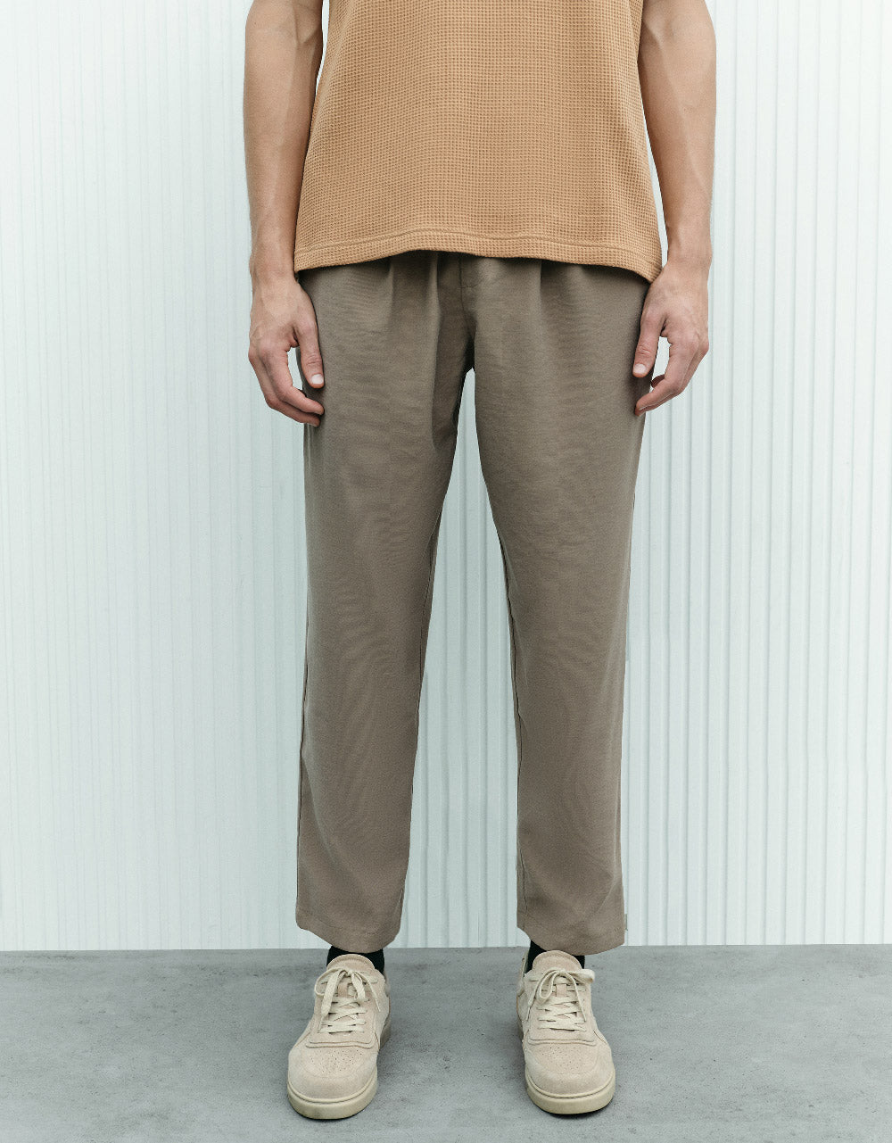 Woven Long Straight Pants