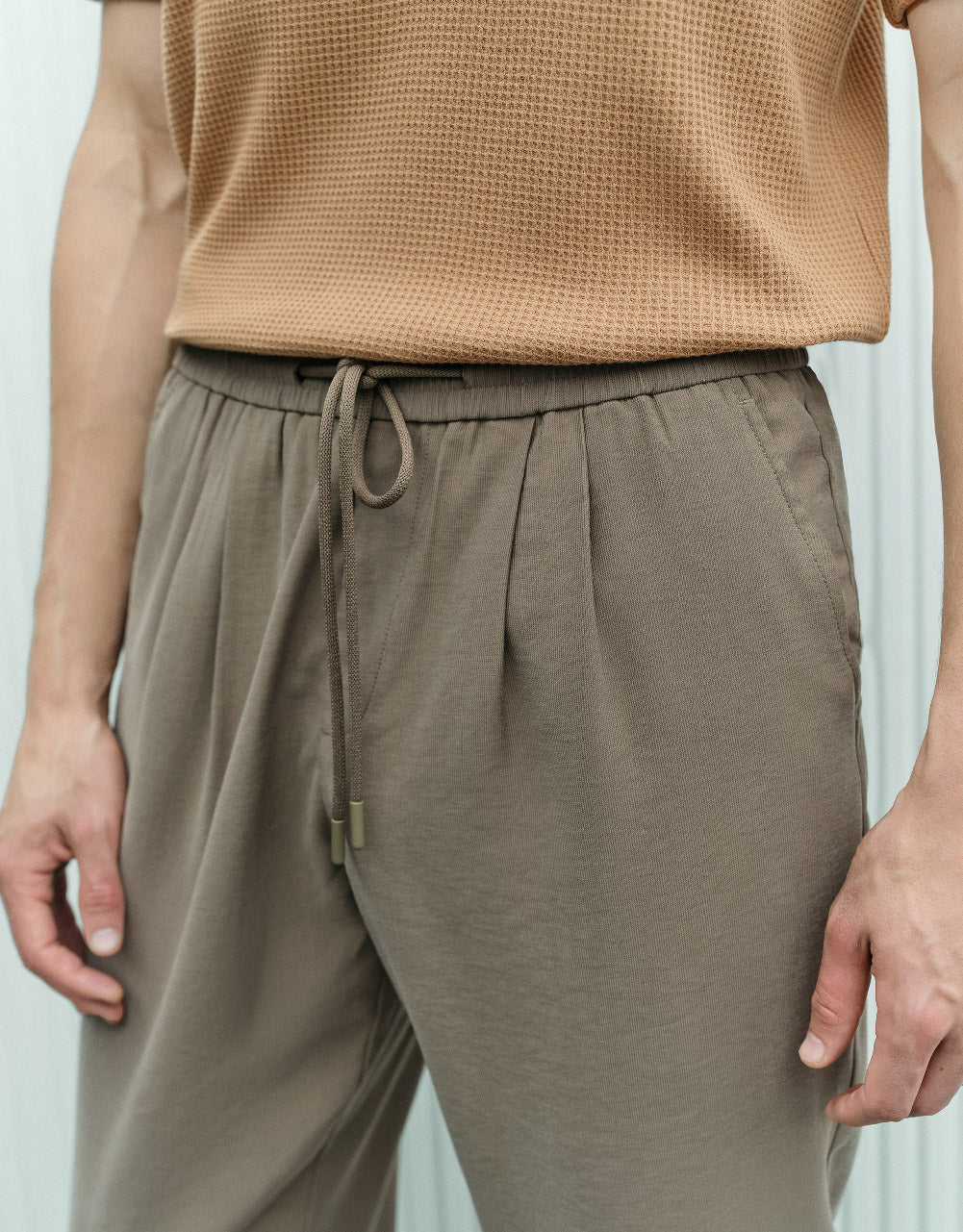 Woven Long Straight Pants