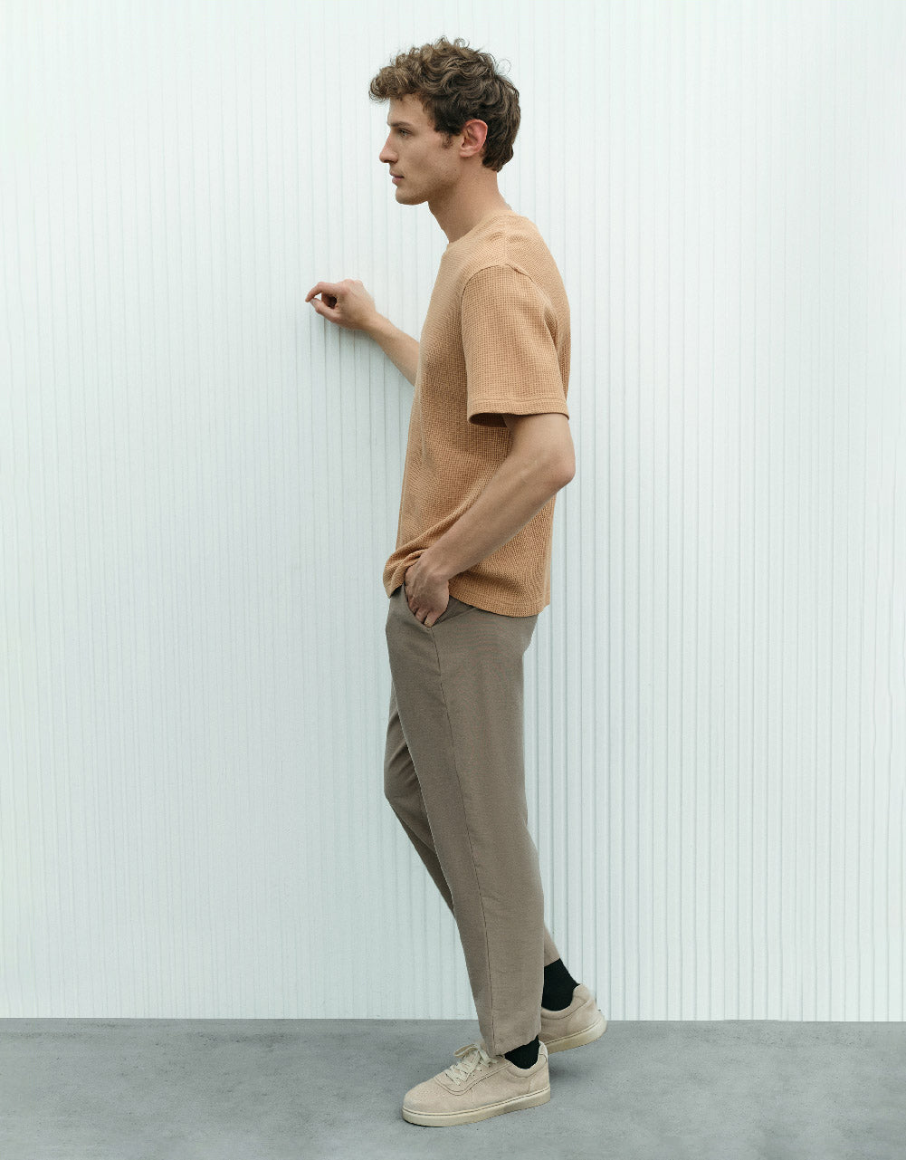 Woven Long Straight Pants