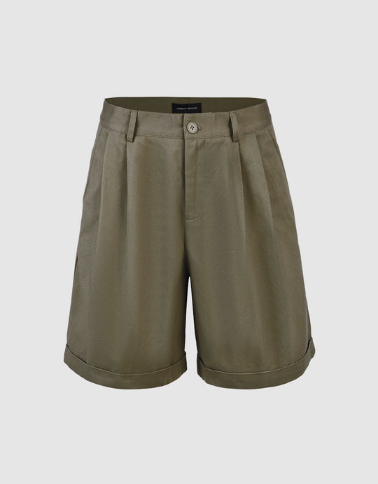 Roll Up Hem Shorts